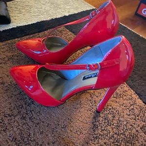 Red high heels